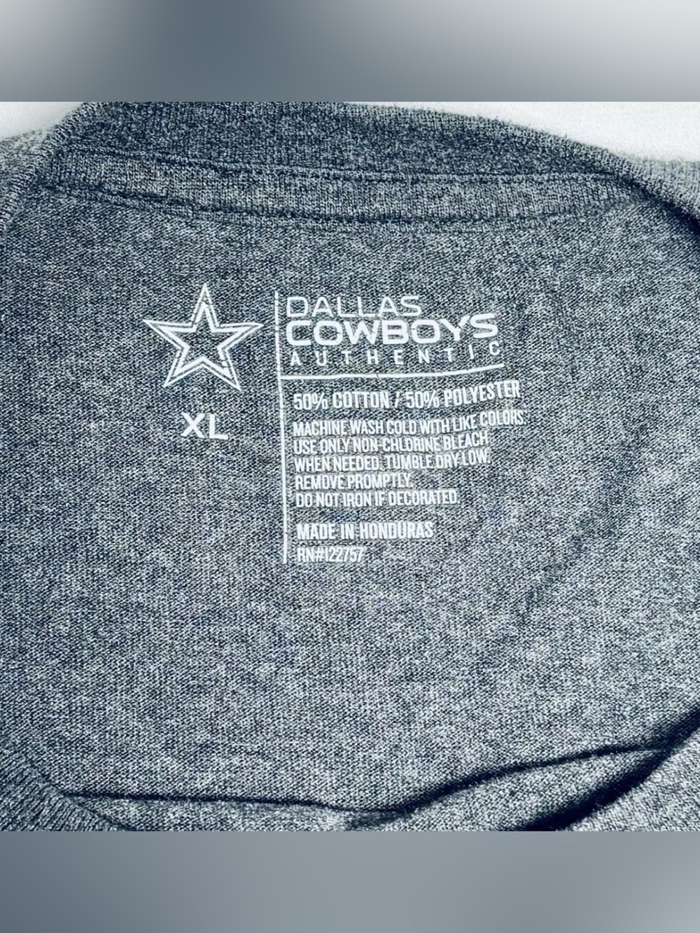 Dallas Cowboys Authentic Sunday Funday Short Sleeve T Shirt Men's XL Very Good - Picture 2 of 2